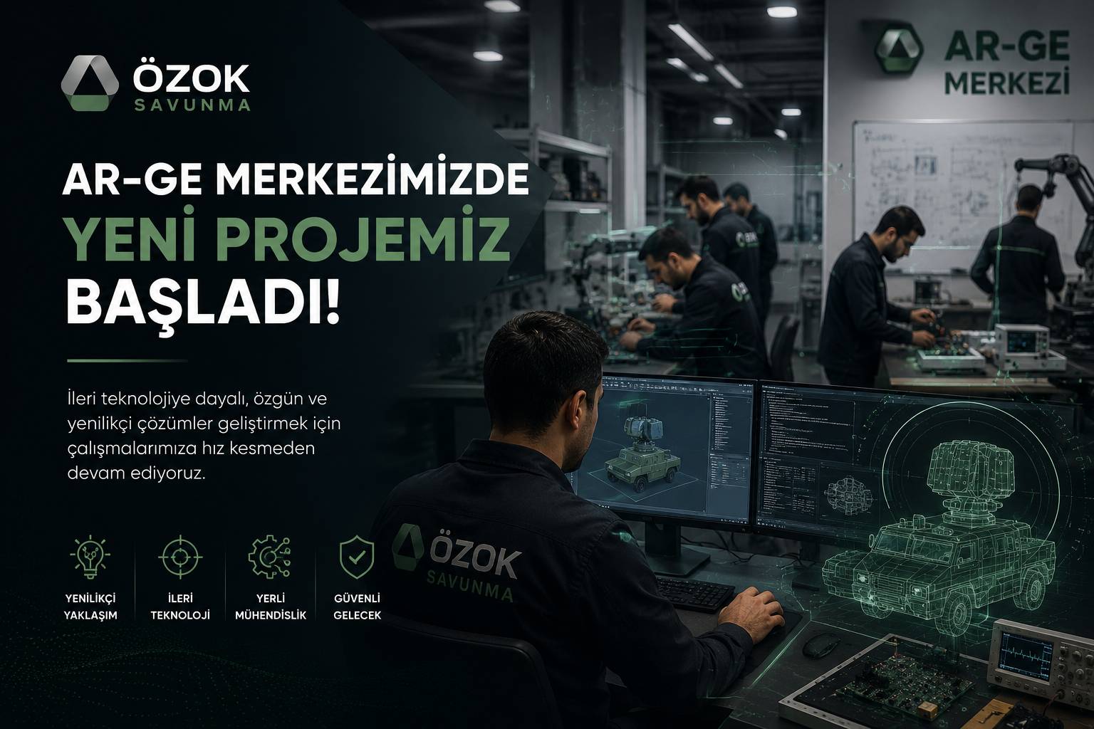 AR-GE Merkezimizde Yeni Projemiz Başladı